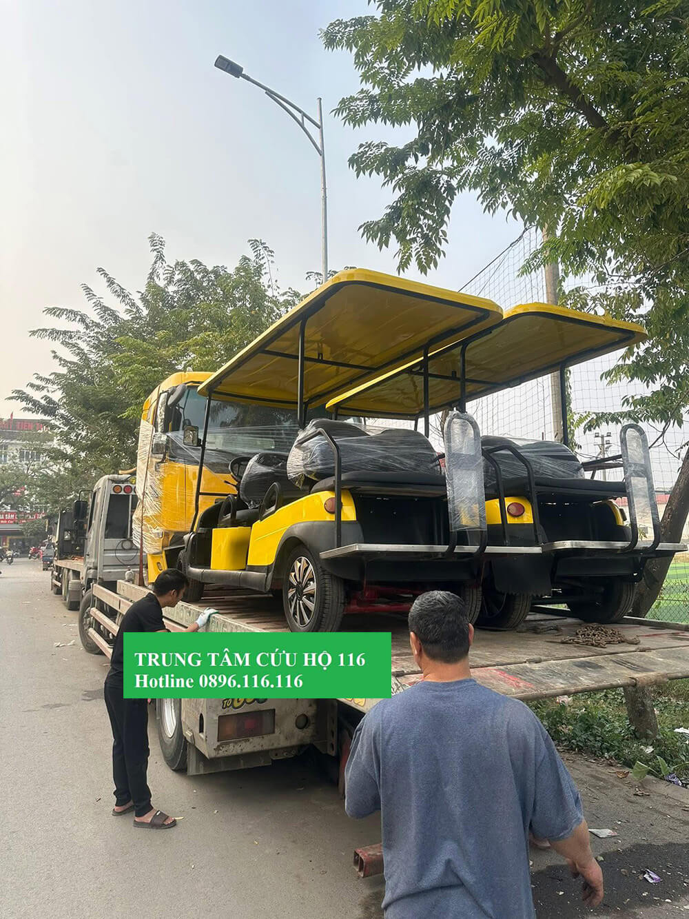 Trung Tâm Cứu Hộ 116 nhận vận chuyển xe tận nơi theo yêu cầu